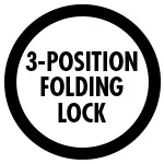 3-Position Folding lock