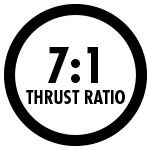 7:1 Thrust Ratio